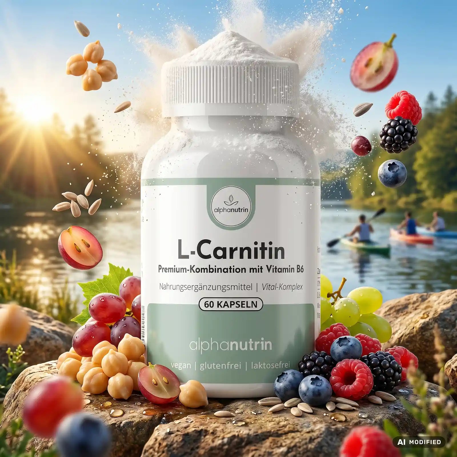 l-carnitin bei histaminintoleranz + Vitamin B6 – 60 vegane Kapseln Force Factor L-Carnitine Supplement, Brittle Hair Combo:30 Days Pack @ Rs 999