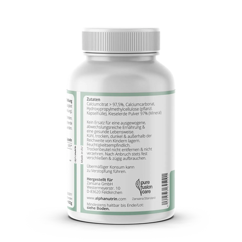 Calcium 200 + Kieselerde (Silicium) - 120 vegane Kapseln