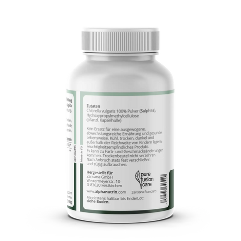Chlorella 600 - 120 vegane Kapseln ohne Füllstoffe