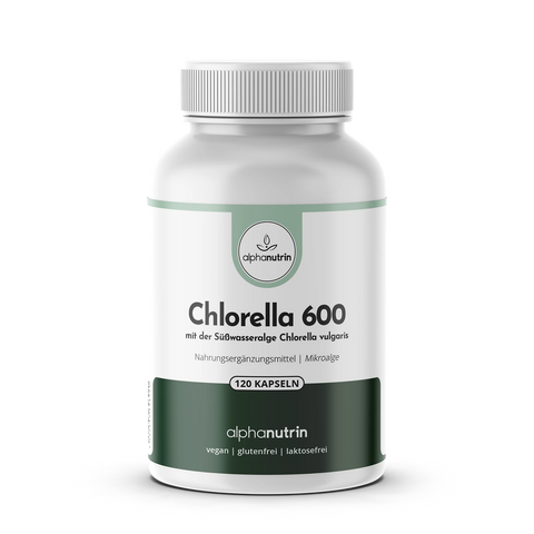Chlorella 600 - 120 vegane Kapseln ohne Füllstoffe