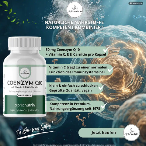 Coenzym Q10 Komplex - 60 vegane Kapseln