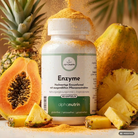 Enzyme Premium-Komplex - 60 vegane Kapseln ohne Füllstoffe