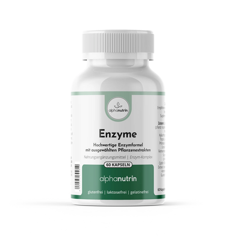 Enzyme Premium-Komplex - 60 vegane Kapseln ohne Füllstoffe