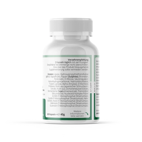 Enzyme Premium-Komplex - 60 vegane Kapseln ohne Füllstoffe