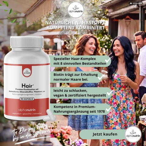 Hair Premium Komplex - 90 Kapseln ohne Füllstoffe