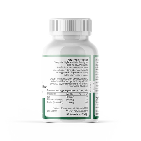 Inulin Plus - 90 vegane Kapseln ohne Füllstoffe