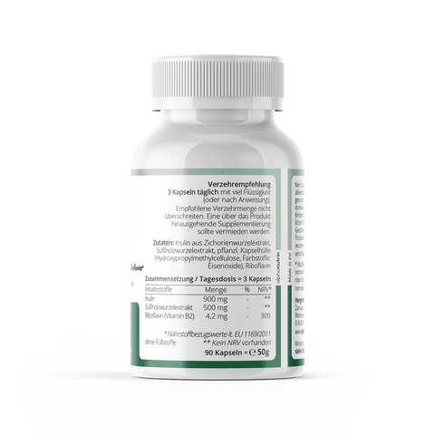 Inulin Plus - 90 vegane Kapseln ohne Füllstoffe