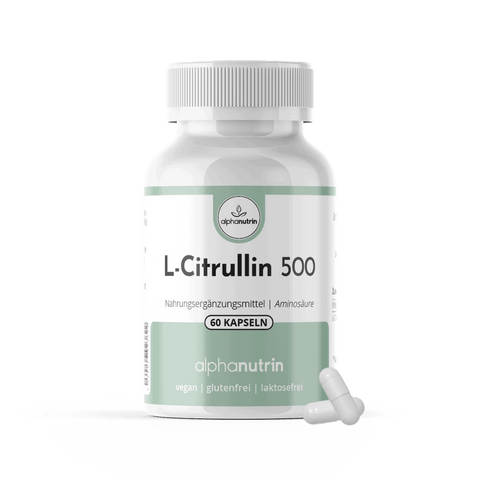 L-Citrullin 500 - 60 vegane Kapseln ohne Zusatzstoffe