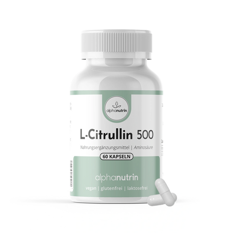 L-Citrullin 500 - 60 vegane Kapseln ohne Füllstoffe