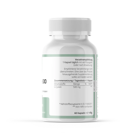 L-Cystein 500 - 60 vegane Kapseln