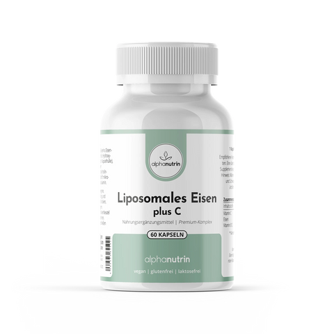 Liposomales Eisen plus C - 60 vegane Kapseln mit B12