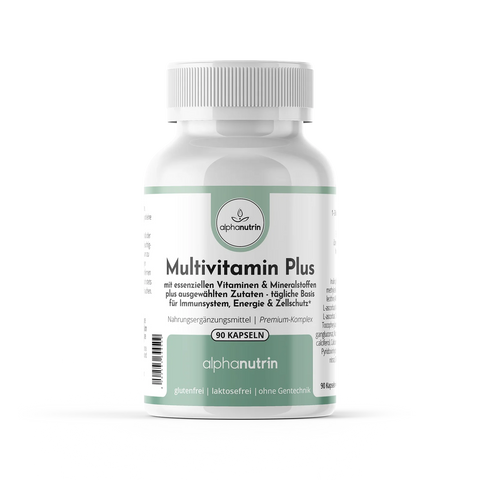 Multivitamin Plus - 90 vegane Kapseln ohne Füllstoffe