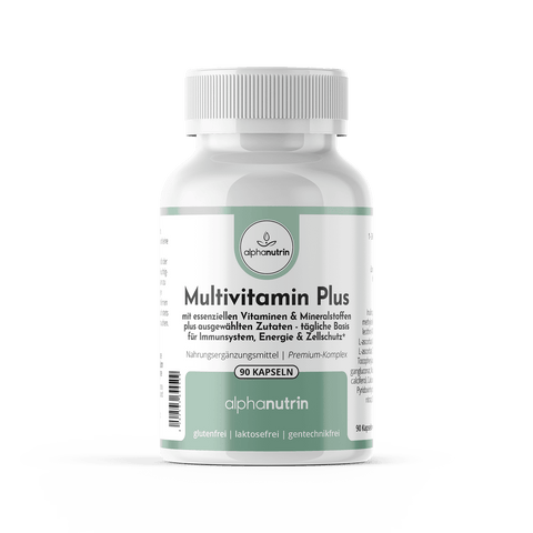 Multivitamin Plus - 90 vegane Kapseln ohne Füllstoffe