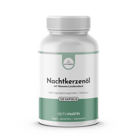 Nachtkerzenöl - 120 vegane Kapseln ohne Zusatzstoffe