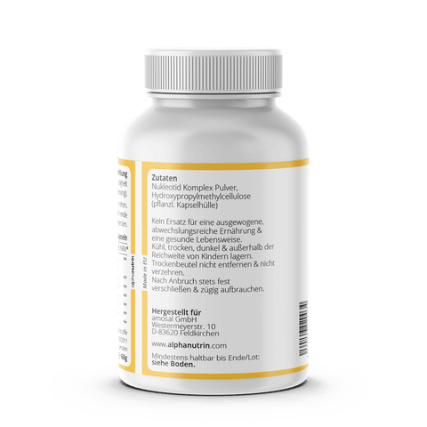 Nukleotide 700 - 90 vegane Kapseln ohne Füllstoffe