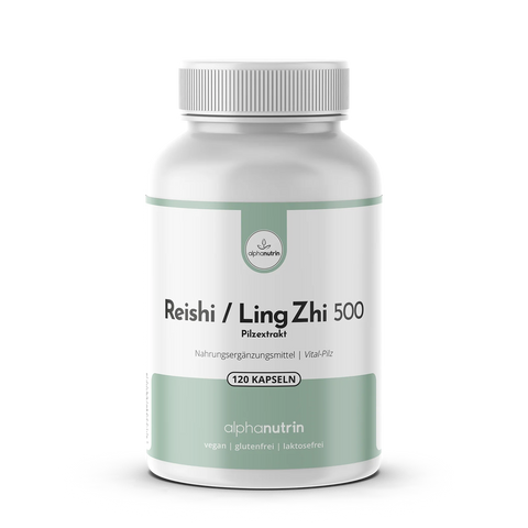 Reishi / Ling Zhi 500 - 120 vegane Kapseln ohne Füllstoffe