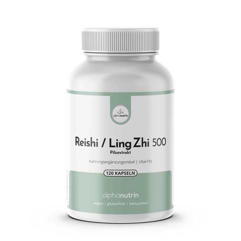 Reishi / Ling Zhi 500 - 120 vegane Kapseln ohne Zusatzstoffe