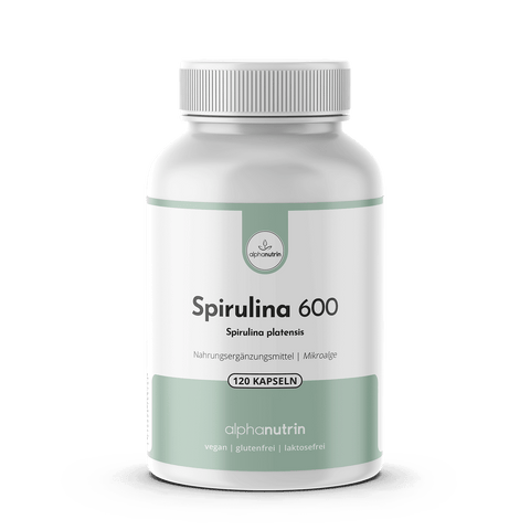 Spirulina 600 - 120 vegane Kapseln ohne Füllstoffe