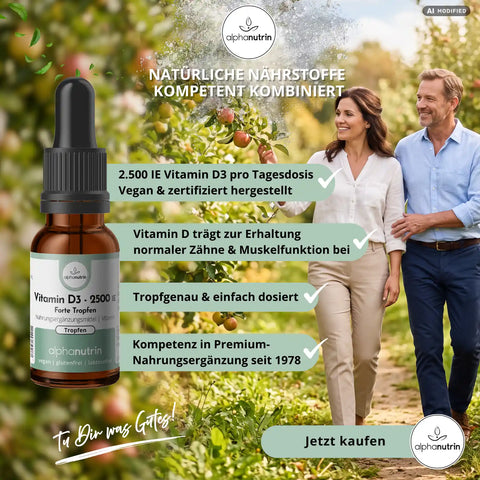 Vitamin D3 2500IE Forte Tropfen - 15 ml