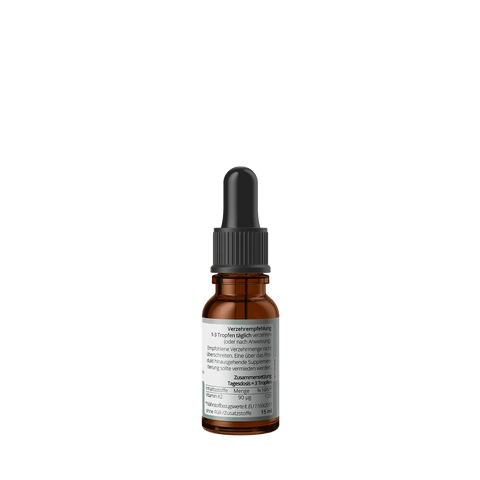 Vitamin K2 Tropfen - 15 ml ohne Zusatzstoffe