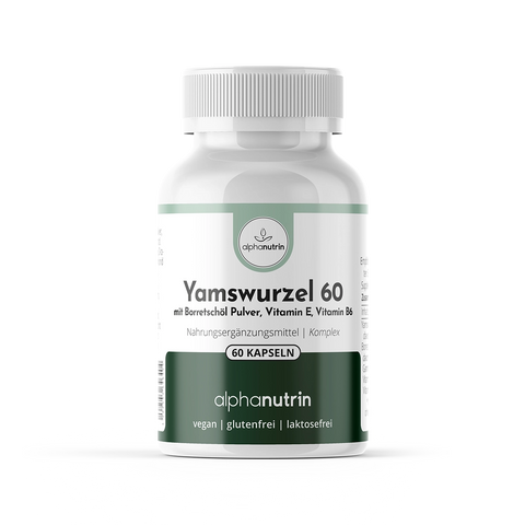 Yamswurzel 60 Komplex - 60 Kapseln Premium ohne Füllstoffe